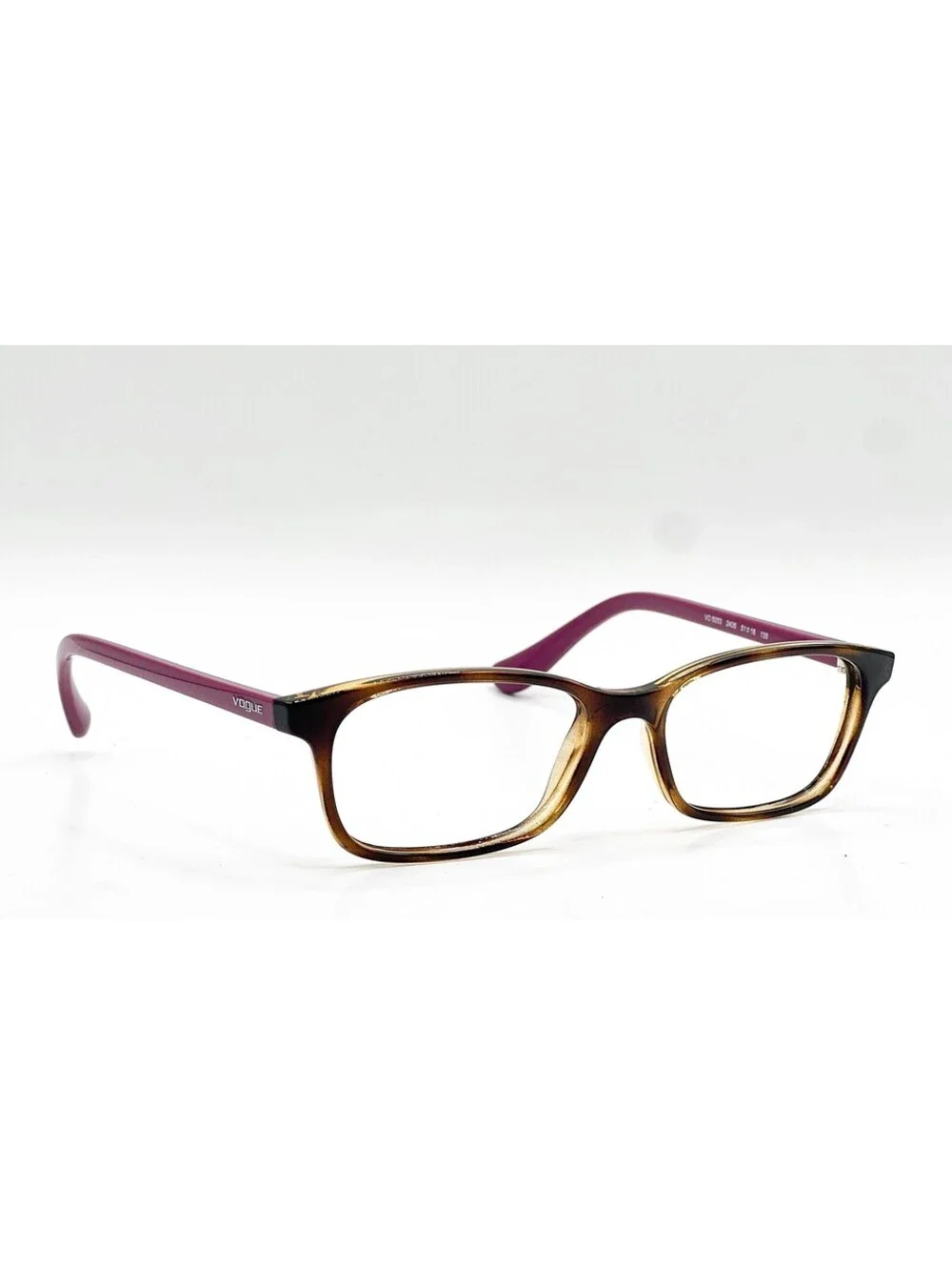 Vogue VO 5053 2406 Dark Havana Rectangle Authentic Eyeglass Frames 51-16